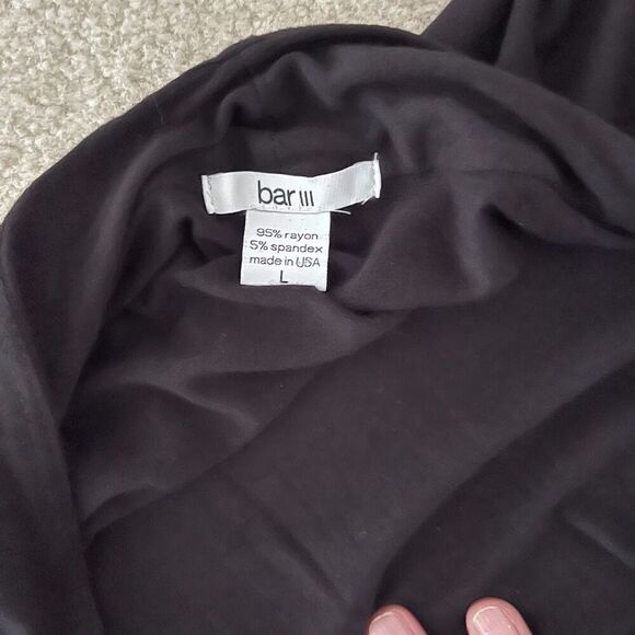 Bar III One Piece Comfy Stretch V Neck Short Sleeve Rayon Spandex Jumpsuit - Picture 12 of 13